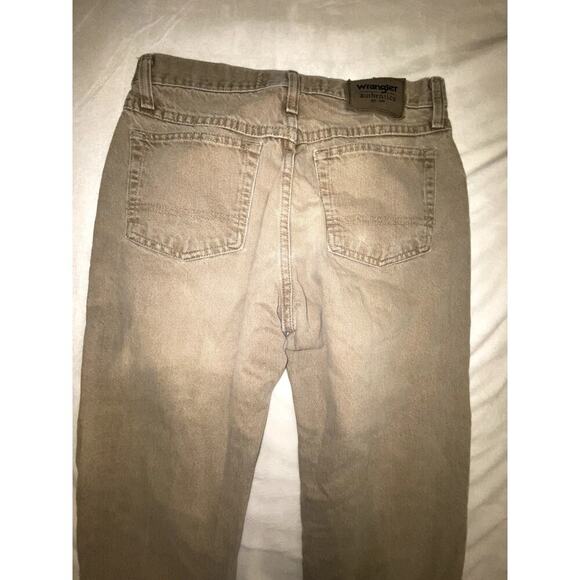 Wrangler Authentic Acid Wash Khaki Straight Leg Jean - Picture 6 of 7